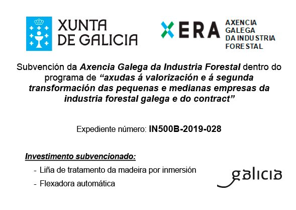 Subvención Axencia Galega da Industria Forestal
